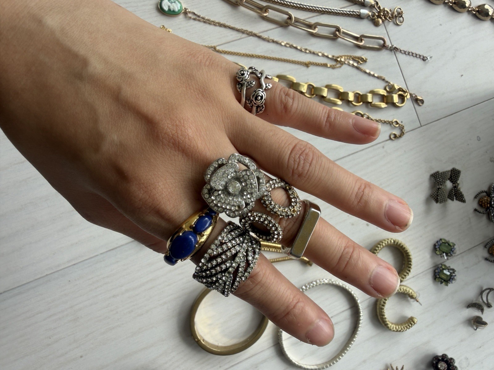 Lot of J. Crew Ann Taylor Miscellaneous Costume Jewlery