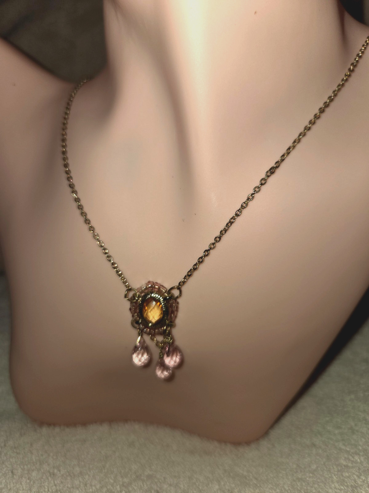 Necklace Pendant, Dana Kellin for Target, Fashion Jewelry, GUC, 16-20 in., Nice!