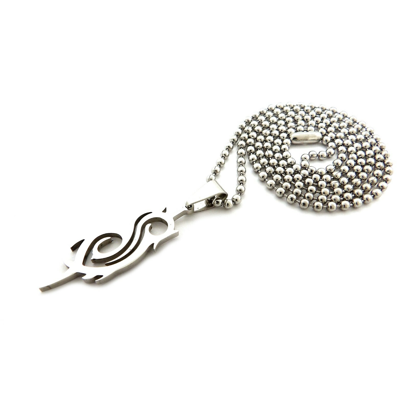 Hip Hop SLIPKNOT Pendant 18″, 20″, 22″, 24″ Stainless Steel Ball Chain Necklace