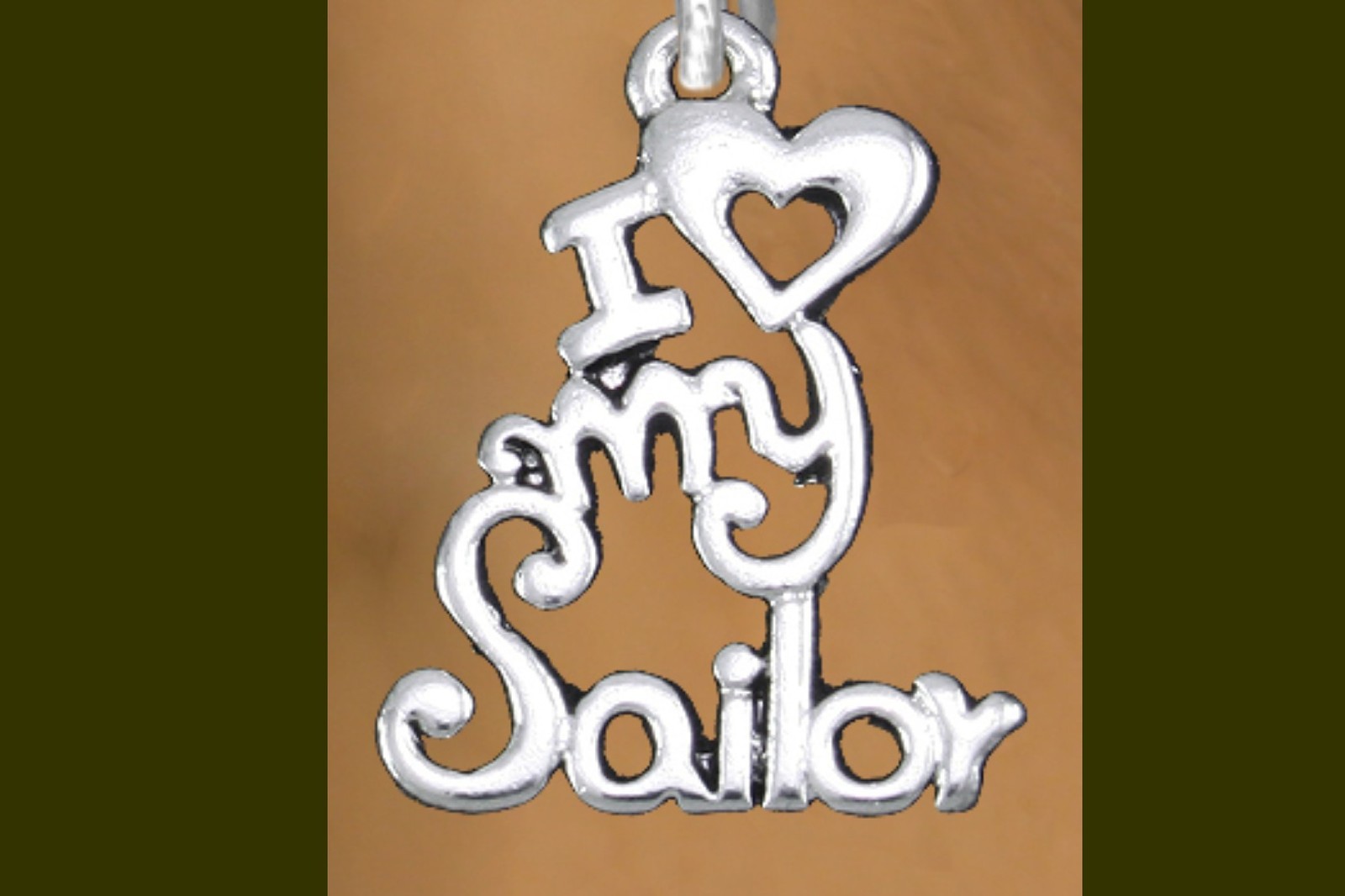 SAILOR NAVY MARINE Love Heart Grandmother Wife USA Patriotic Military Jewelry
