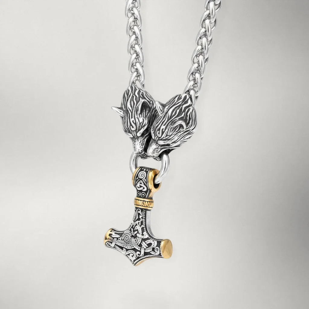 Mjölnir Pendant Necklace Stainless Steel