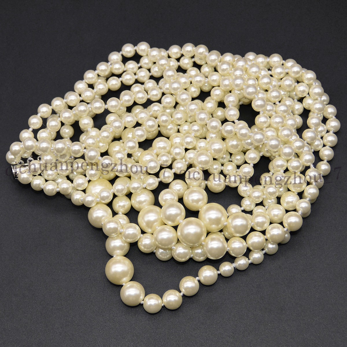 Fashion Jewelry 8/10mm Gemstone Round Beads Tortoise Pendant Necklace 18”