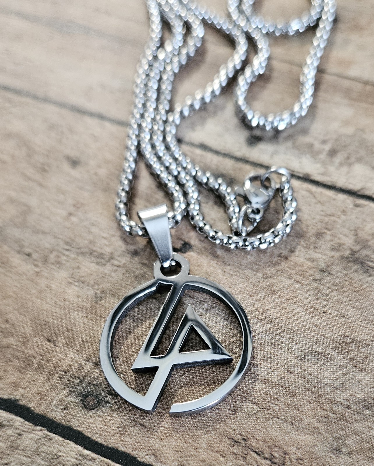 Linkin Park Necklace Pendant & Chain -Rock Band Jewelry Accessories NEW