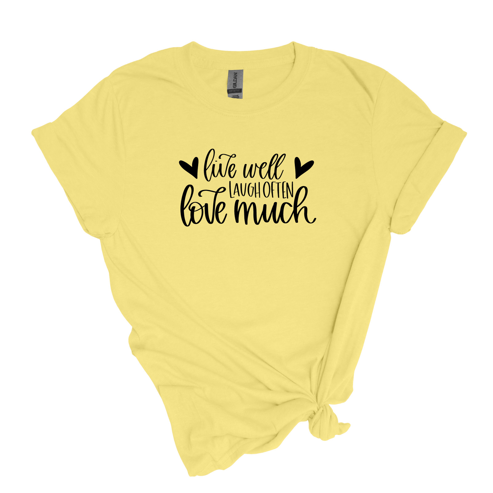 Live Well, Laugh Often, Love Much – Adult Unisex Soft T-shirt