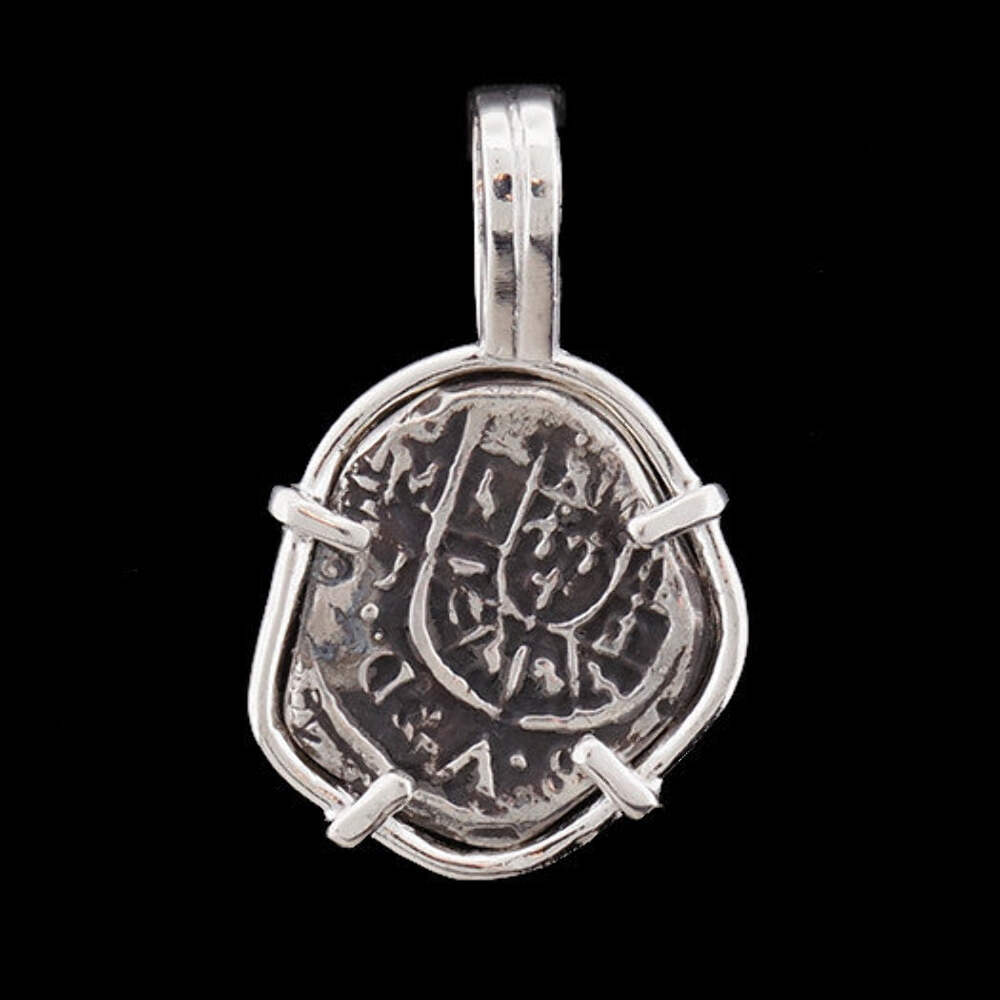 Atocha Sunken Tresure Jewelry – Odd 1 Reale Silver Coin Pendant
