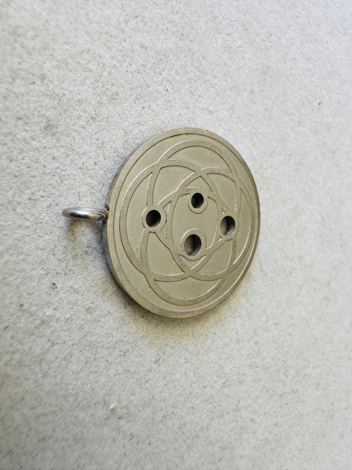 Stainless HARMONI Personal EMF Necklace Pendant 1” Large (25mm)