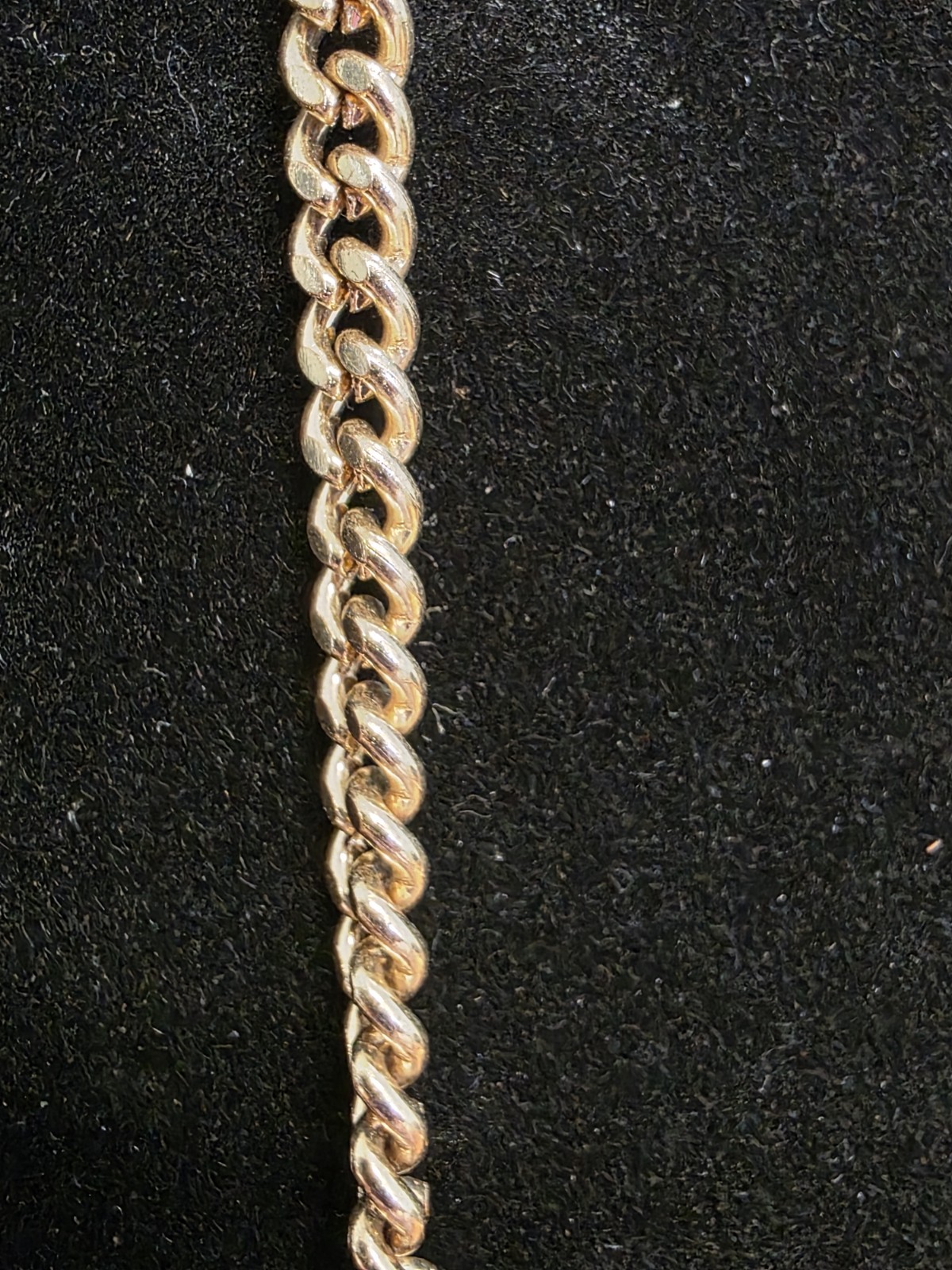 A New Day Crystal Trillion Stone Collar Chain Necklace Metallic Gold