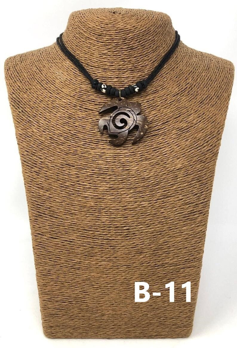 Sea Turtle Pendant Necklace Adjustable Cord Unisex Multiple Styles 17-28 Inch