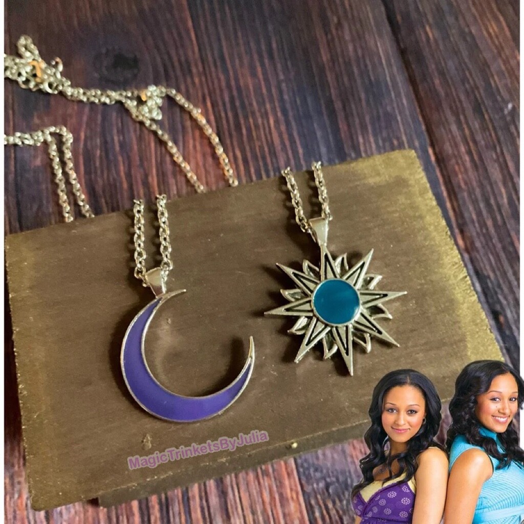 Twitches Necklaces Moon Sun Pendant Matching Friendship Necklaces
