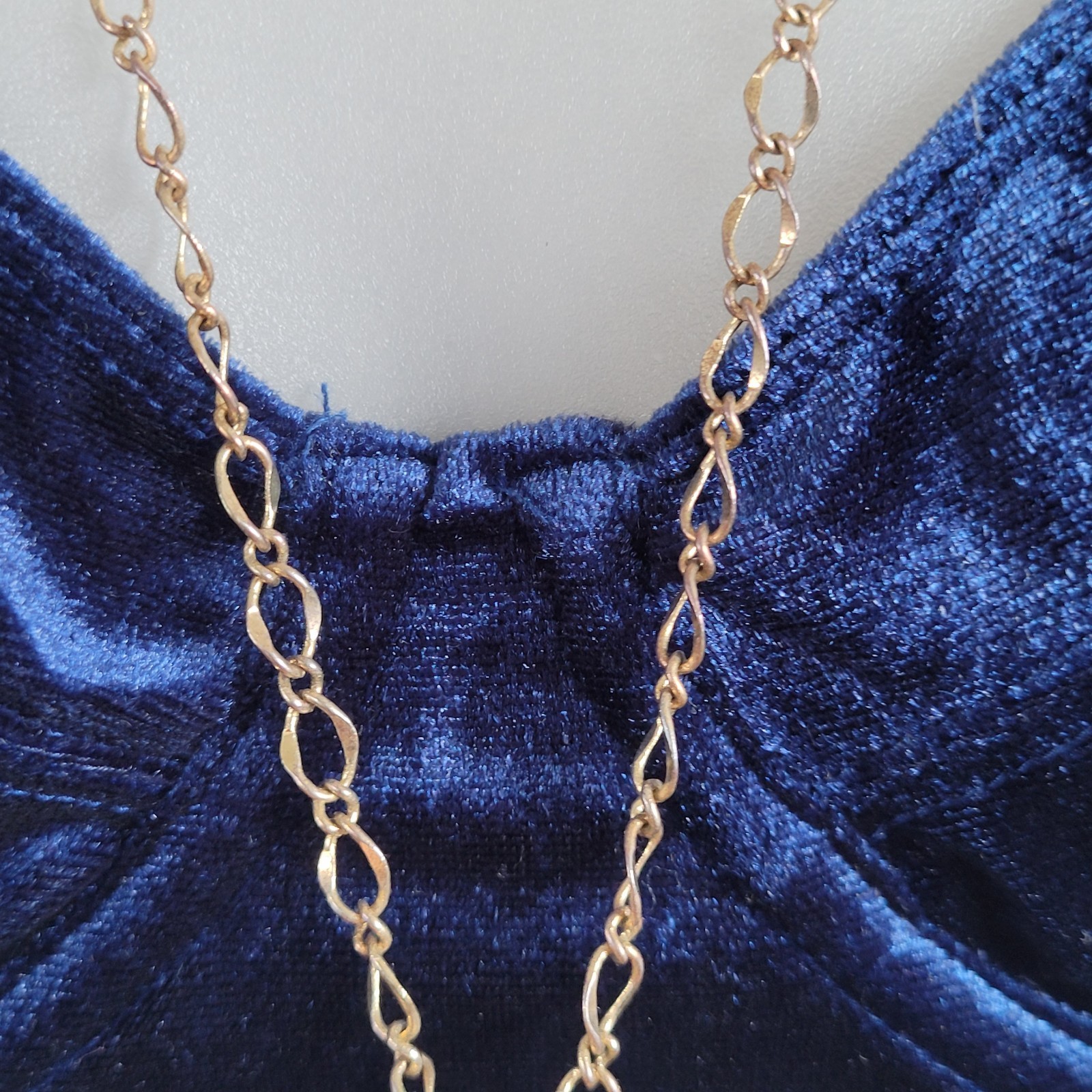 Pink and Gold Studded Strawberry Necklace