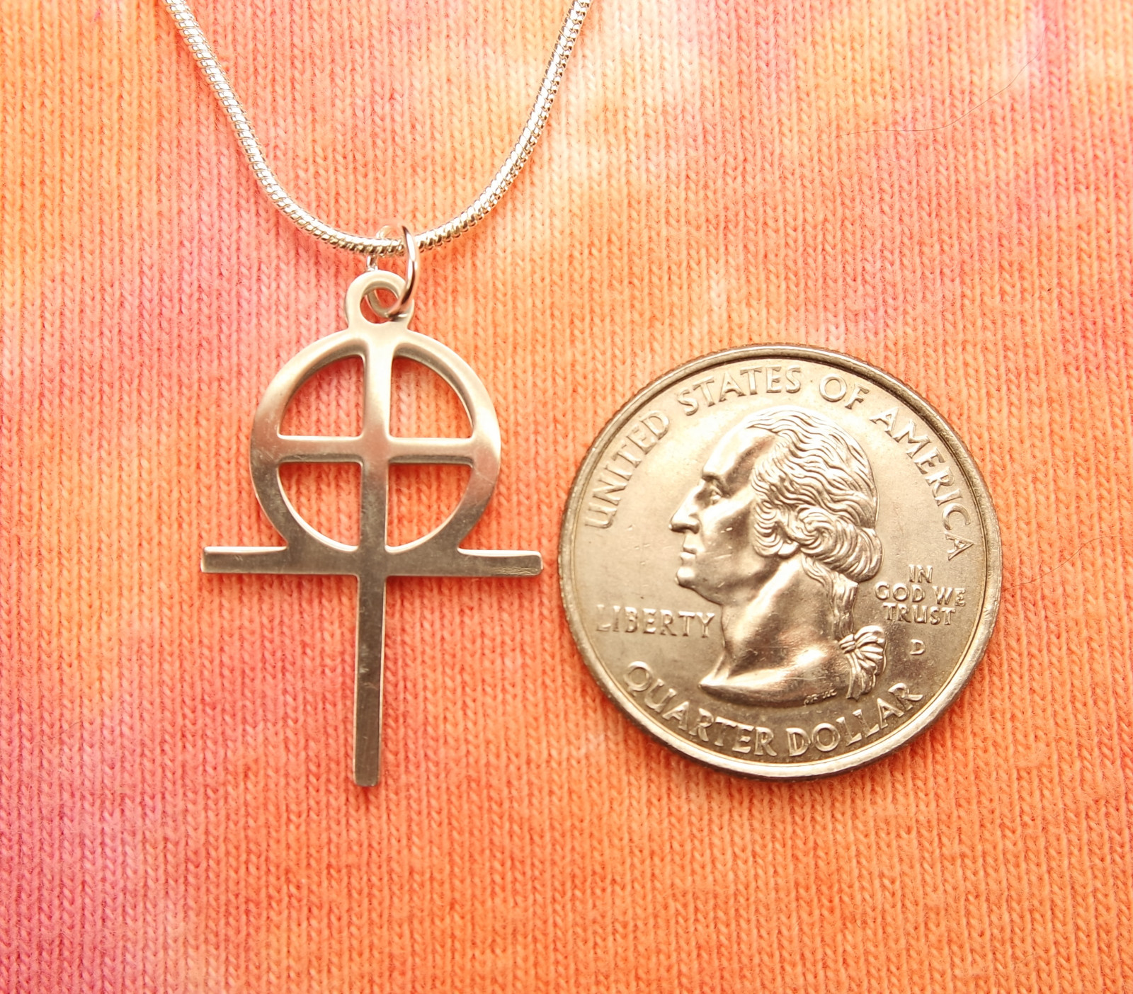 Coptic Cross Necklace or Earrings, Stainless Egyptian Christian Charm Gift