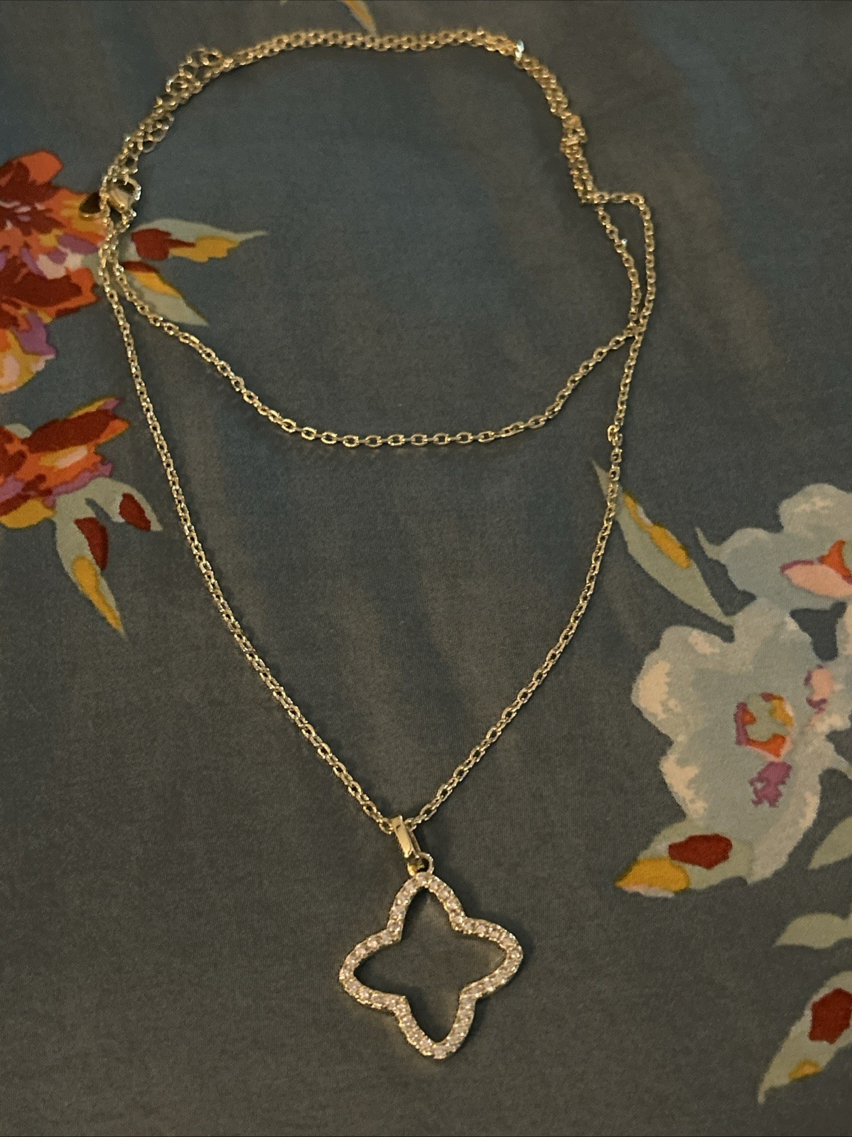 Rivka Friedman 36 Inch Flower Pendant Necklace