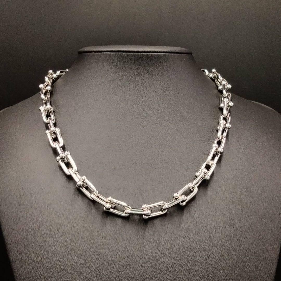 , Very Rare Hardware Necklace For Women And Men, Silver Chain.
