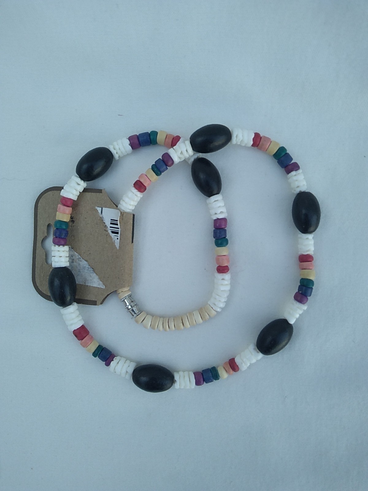 Rasta Ethnic Tribal Surfer Reggae Heishi Necklace 18″ Teen Men USA Seller New