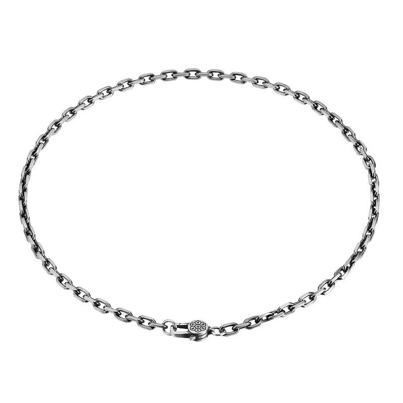 Artisan Cable Link Chainx Heavyweight Men & Women Necklace S925 Sterling Silver