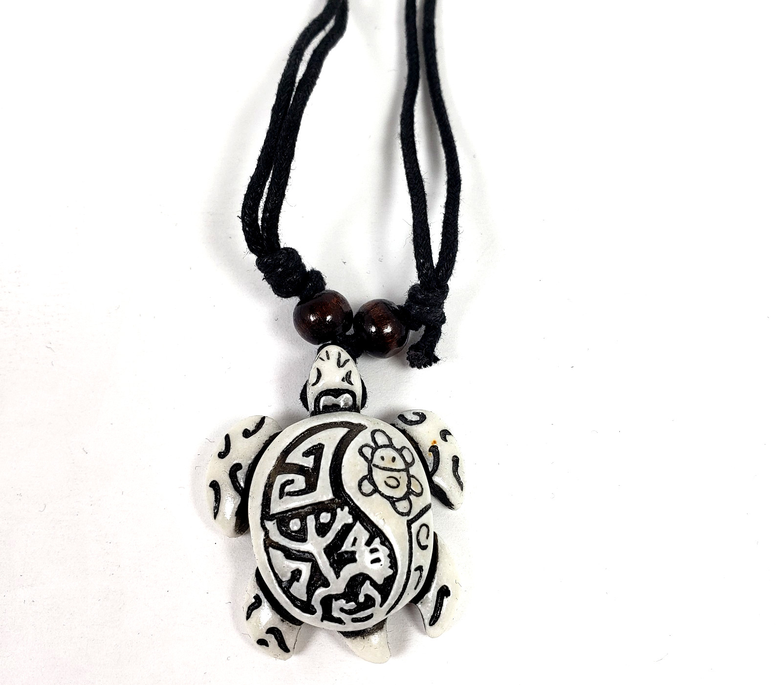 Vintage Adult Fashion Wh Turtle Tortoise Tribal Adjustable Pendant Necklace 020