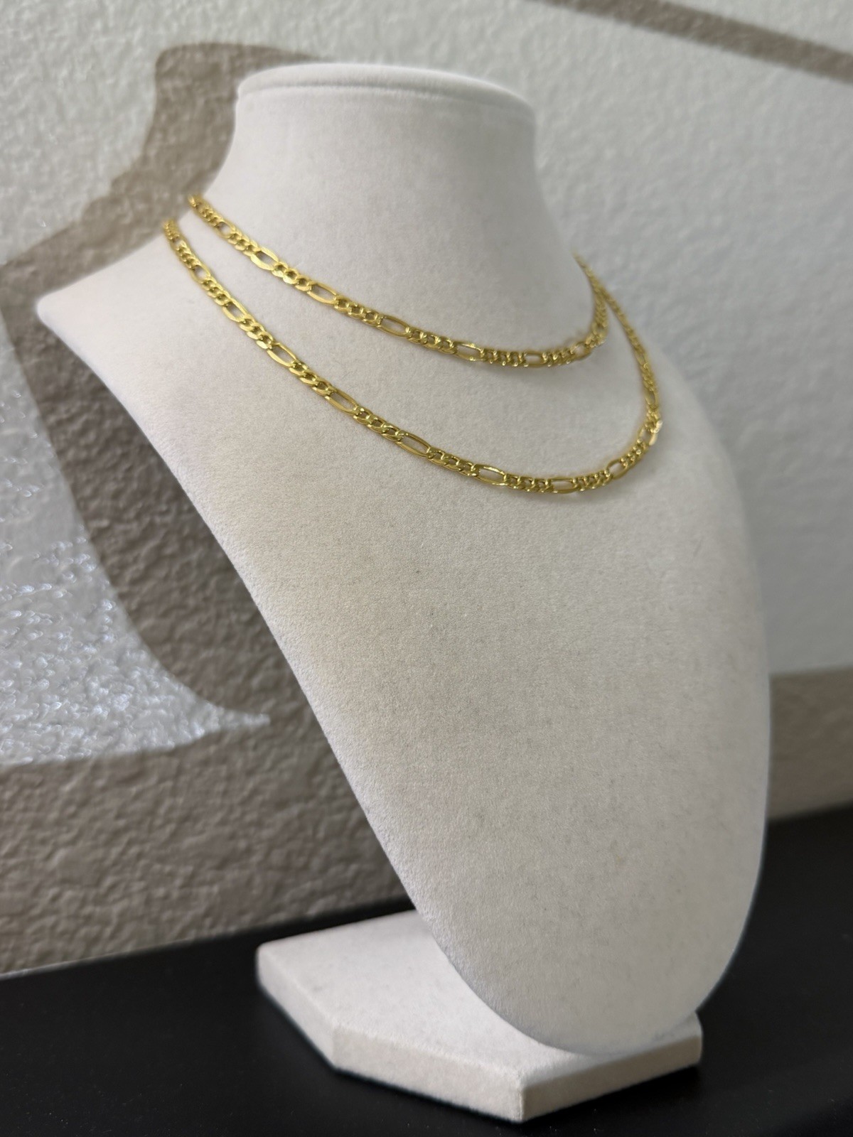30 inch 4.2mm – 14k Yellow Gold Figaro Chain