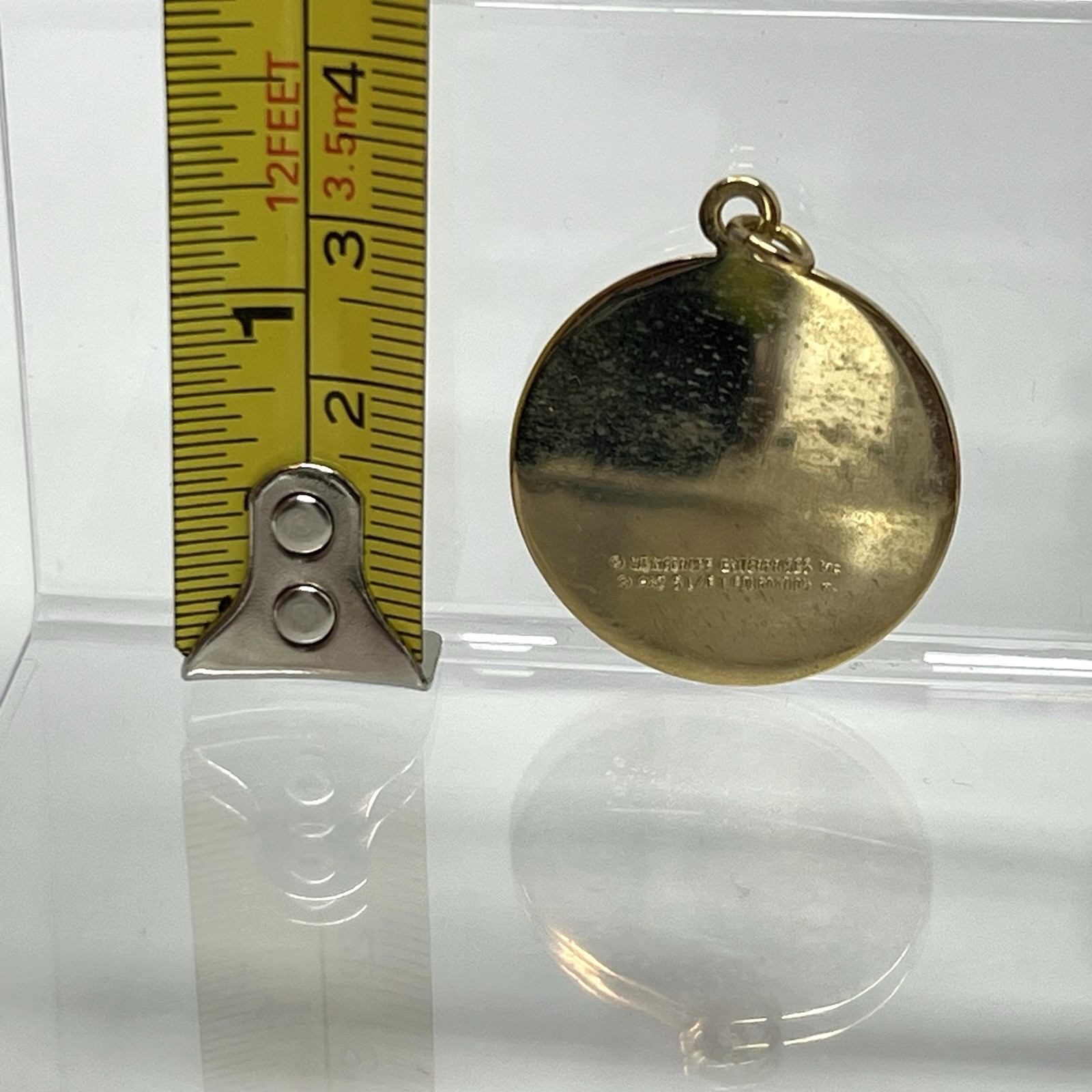 1886-1986 Centennial Statue Of Liberty Authentic Metals Pendant Necklace 2G
