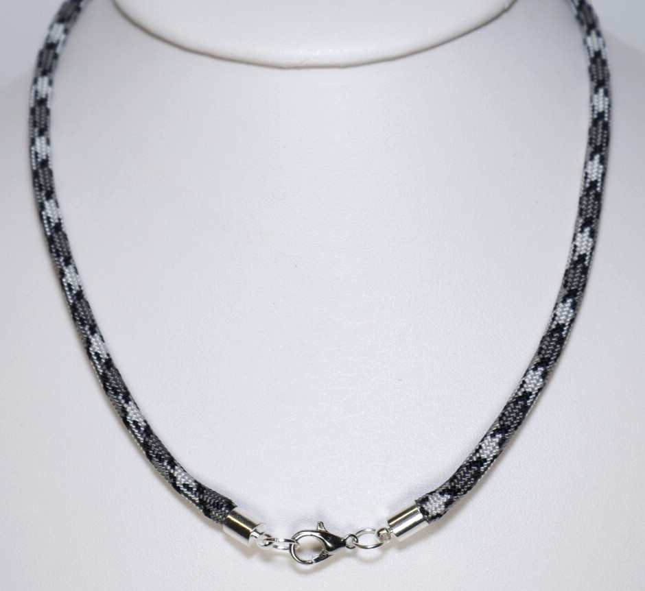 Braided Choker Necklaces Bracelets Anklet Silver Lobster Clasp Titanium Paracord