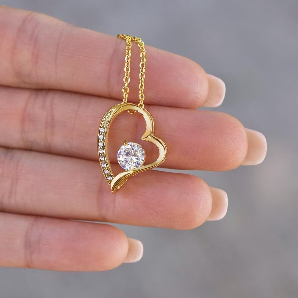 To My Beautiful Wife, Meeting You Was Fate, I Love you Always & Forever Necklace