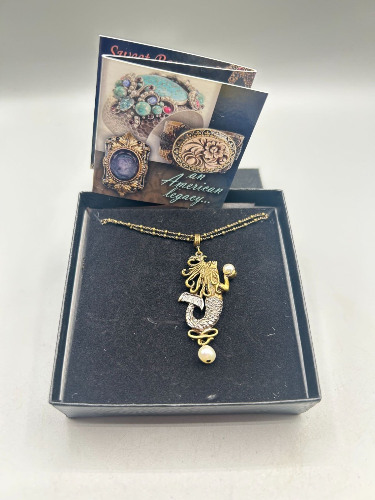 SWEET ROMANCE Mermaid Necklace Vintage Whimsical Free Spirit Made In USA