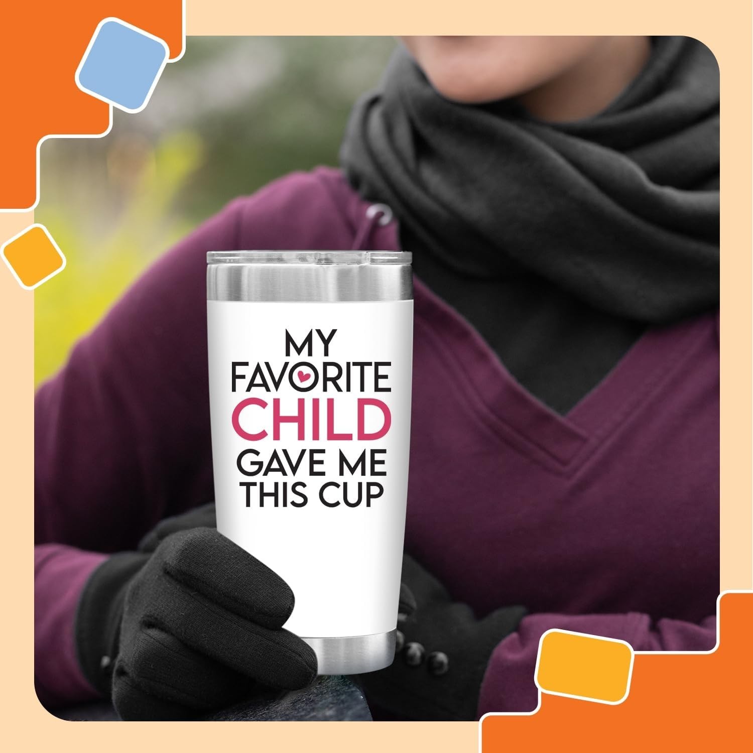 Practical Mom Gift – Stainless Steel Tumbler