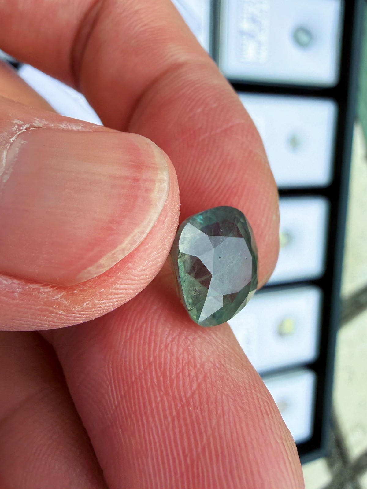 [jerseychou] Natural alexandrite 6.76 ct , GRS