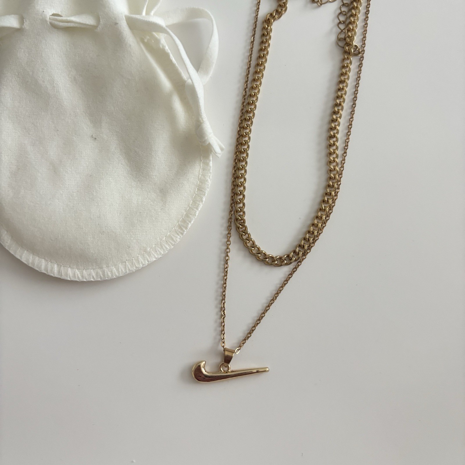Women’s Nike Double Layered Necklace