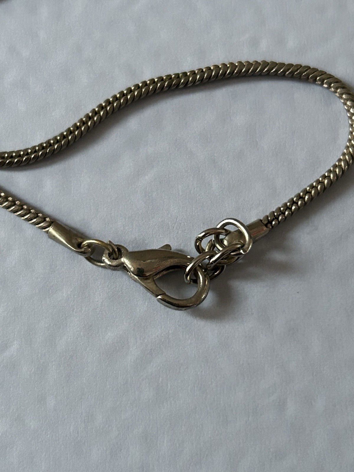 Silver Plated Ethnic Gemstone Pendant Necklace 20” Boho