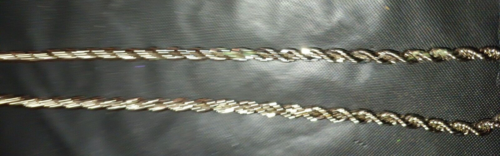 *Sparkling Diamond Cut Rope Chain*