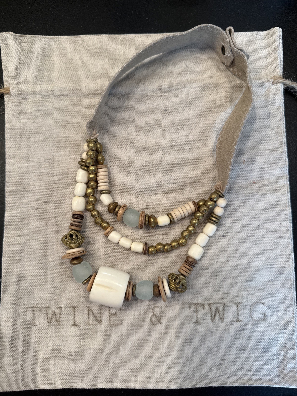 TEINE & TWIG LAYERED CLASSIC NECKLACE | STONE