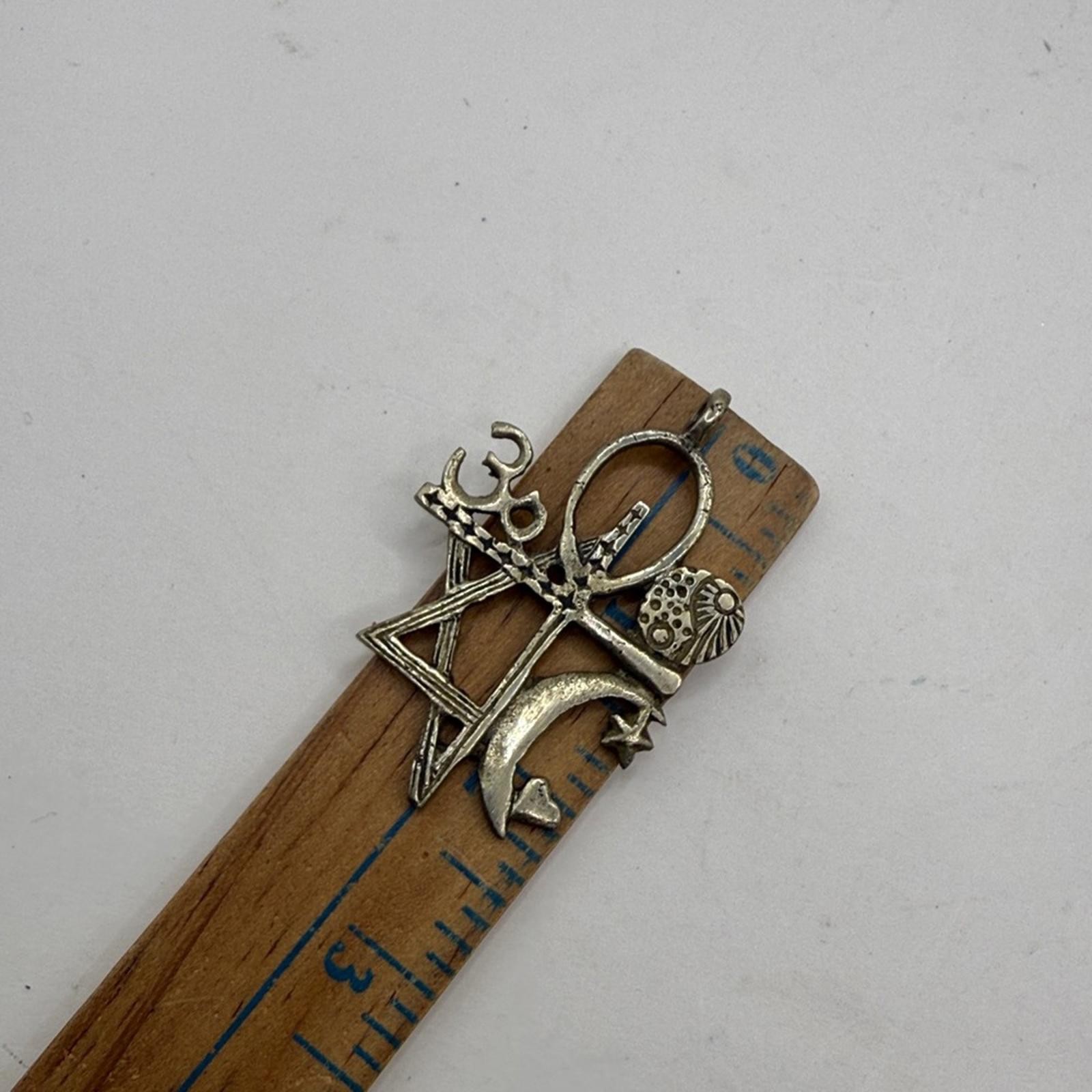 Interfaith Coexist Pendant Cross Star David Crescent Om Religious Harmony Charm