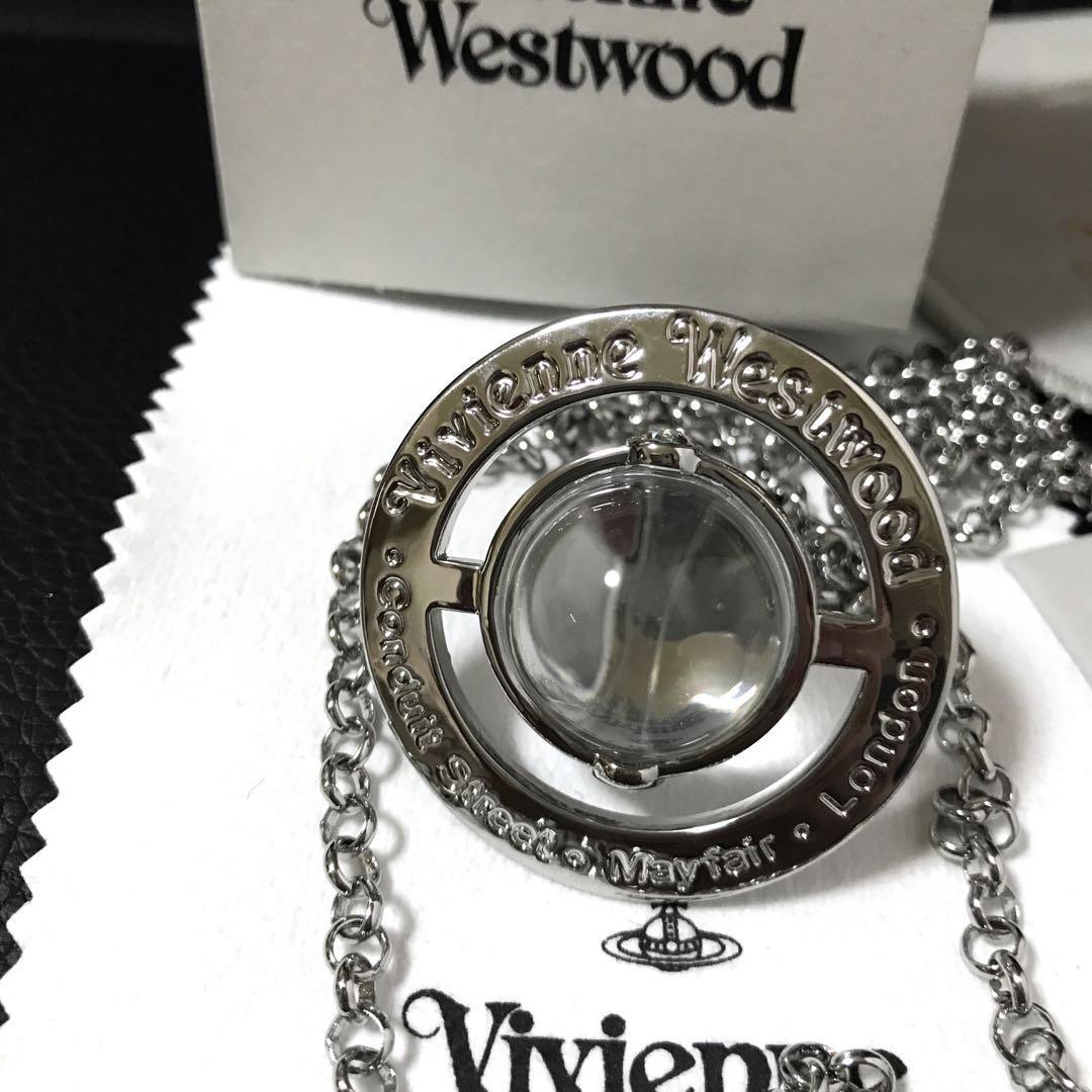 Vivienne Westwood Necklace Small Orb Silver IN BOX [E0151