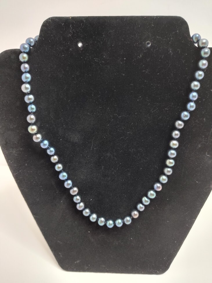 6-7 mm Peacock Cultured Pearl Women’s Necklace / 18″ Long /Jewelry Television.