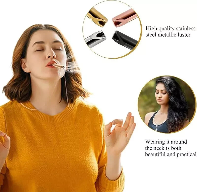 Breathing Necklace for Anxiety Relief Relieve Your Mental Fatigue Quit Smoking