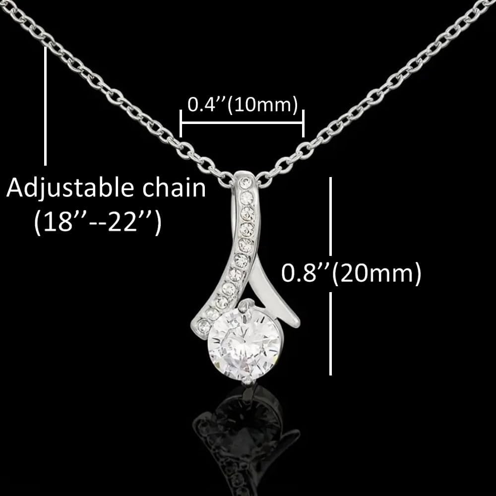 LIU JUN To My Daughter Necklace – Birthday, Christmas, New father-daughter