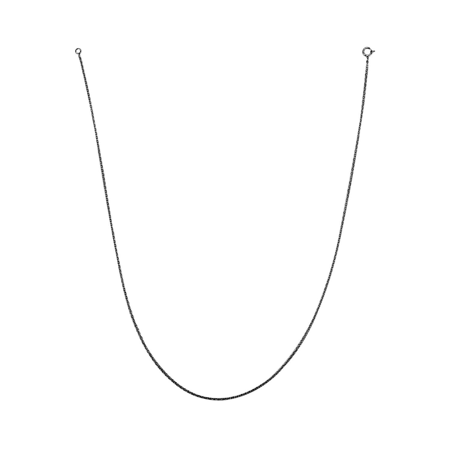 925 Sterling Silver Men Women 1MM Cuban Chain Necklace 16in/18in/20in/22in/24in