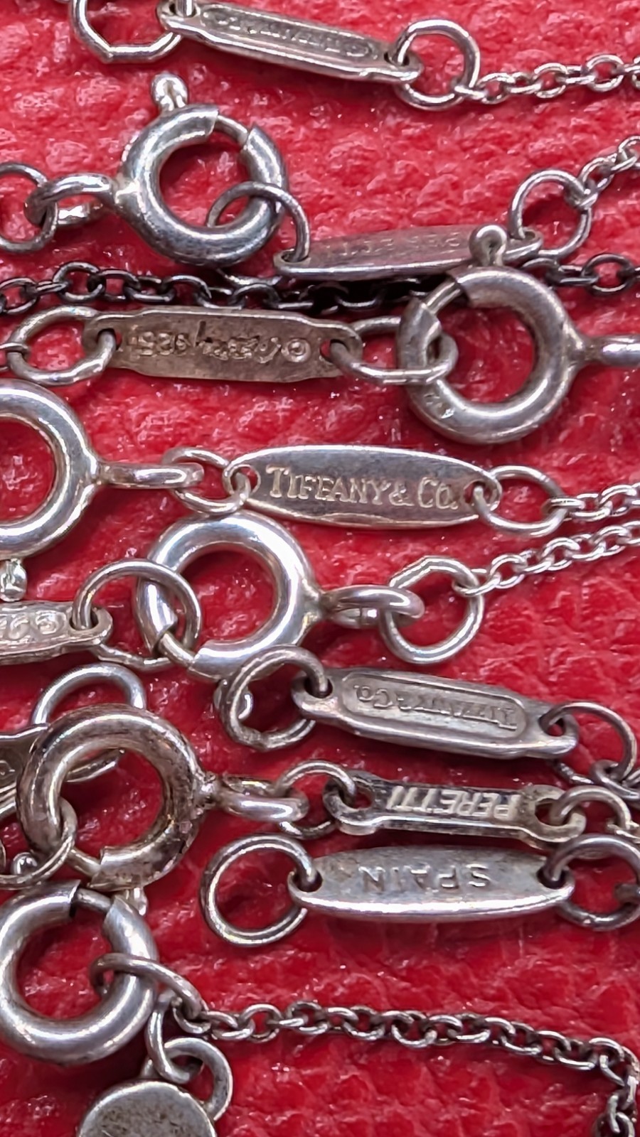 20-24 Designer Stamp .925 Silver Broken Chains