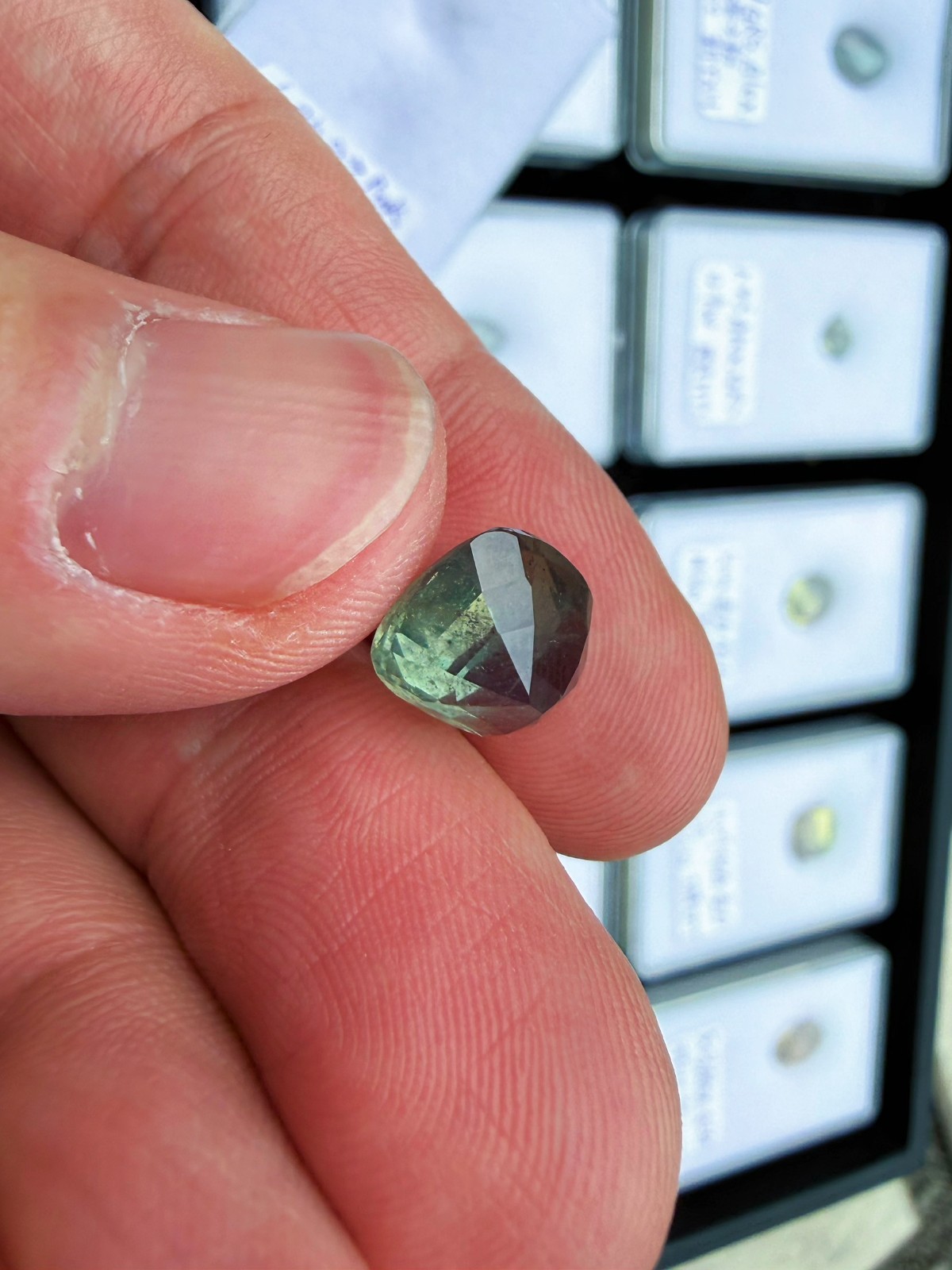 [jerseychou] Natural alexandrite 6.76 ct , GRS