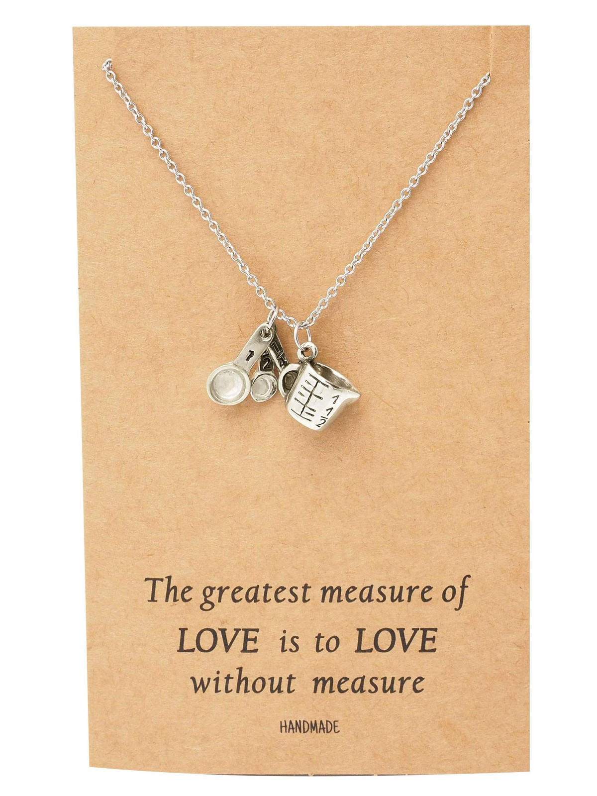 Cooking Jewelry, Measuring Spoons Kitchen Tools, Gifts for Mom, Gifts for Che…