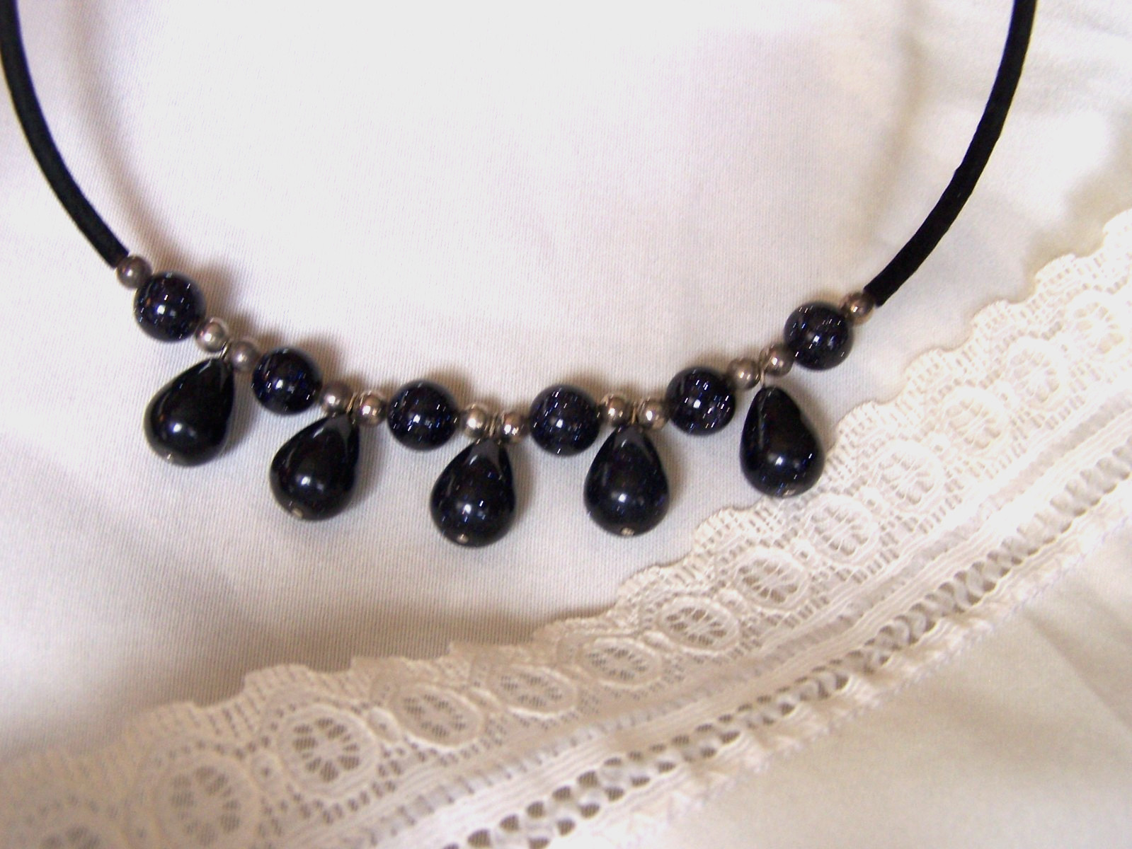Necklace Gemstone Sun Sitara, Magnetic Clasp, New & Stunning!