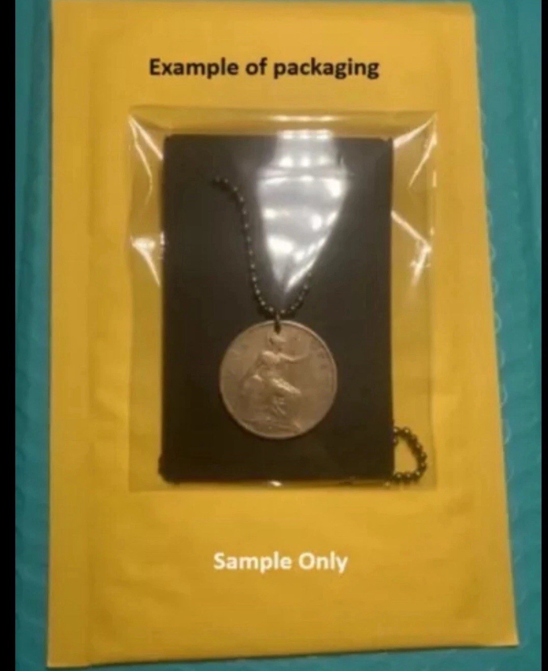1899 England UK P. Coin Pendant Victoria London. Great Gift! 🎁 Wear History!