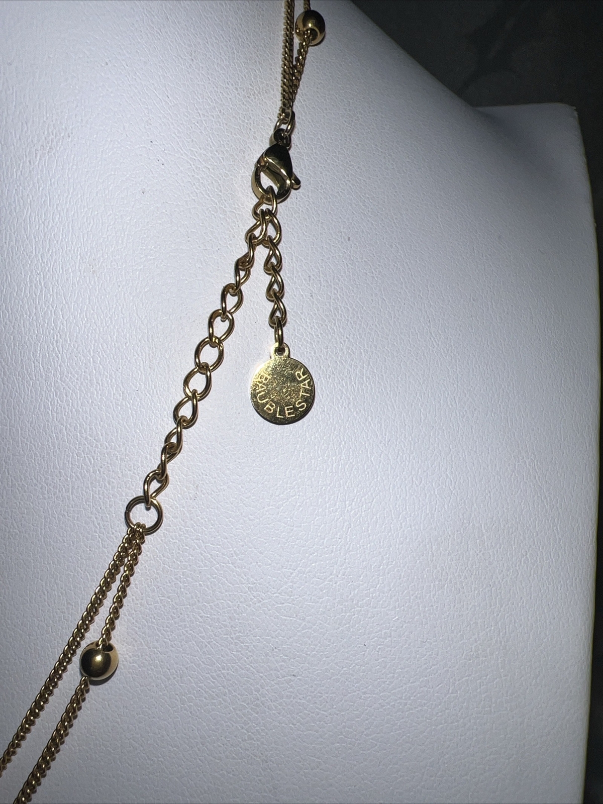 Baublestar Star Moon Charm Necklace Layering Chain Choker for Women Girls