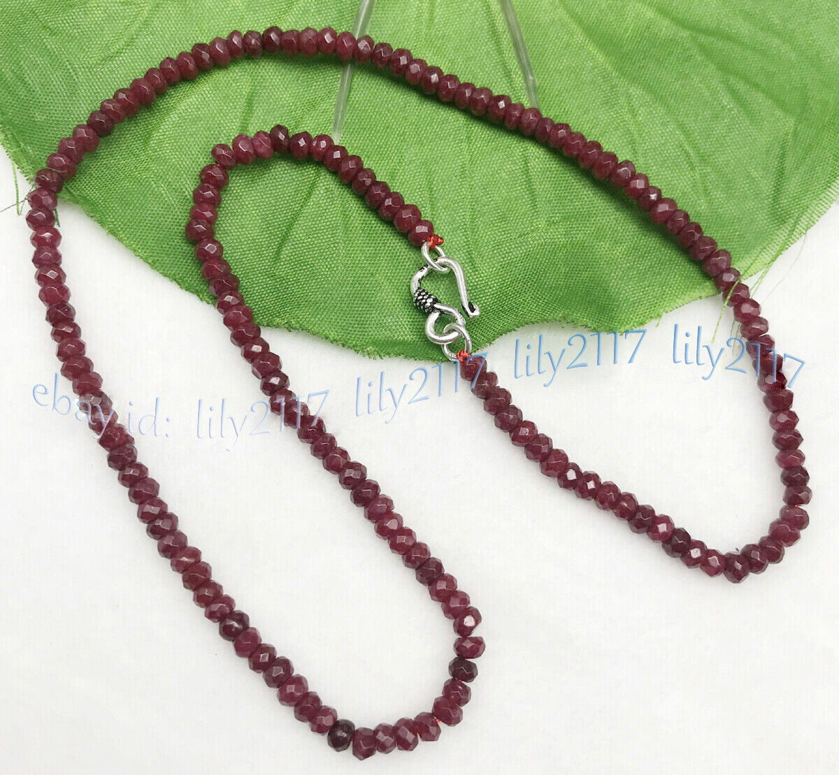 Multicolor 2x4mm Faceted Assorted Gemstones Jade Rondelle Beads Necklace 16-36”