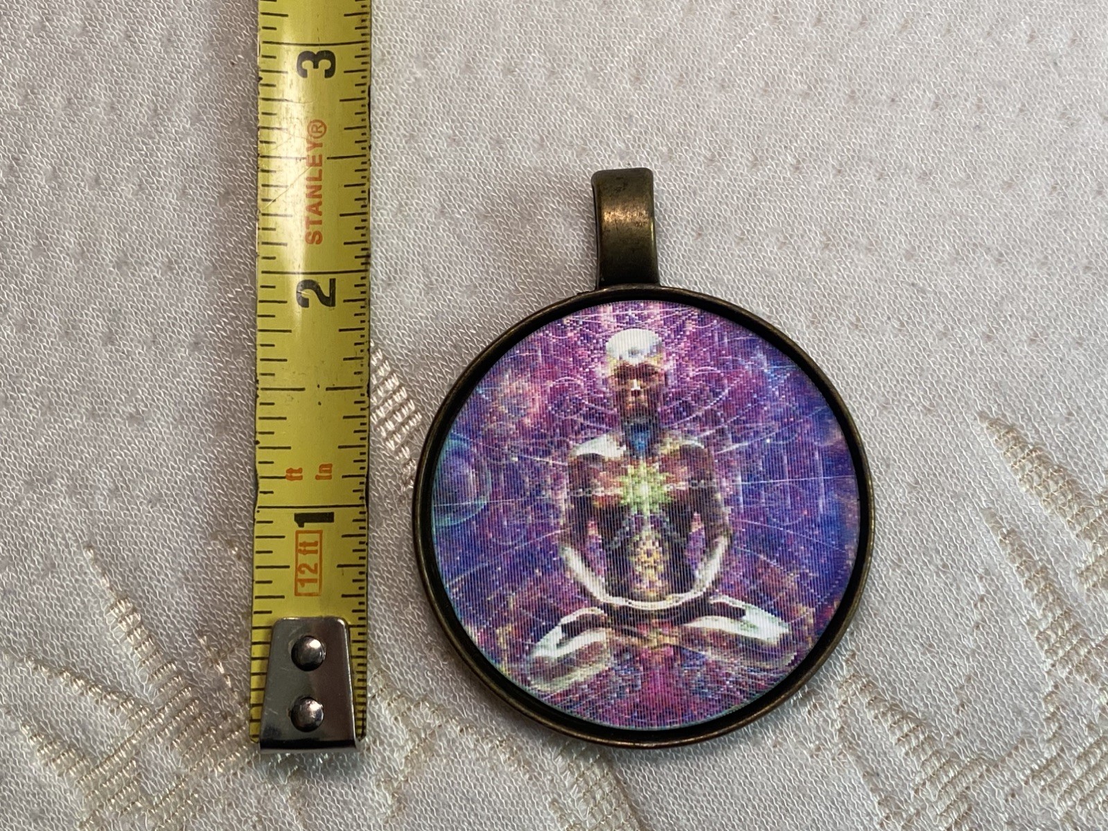 NEW Yoga Meditation Chakra Dima pendant -Laser Guided Visions psychedelic sacred