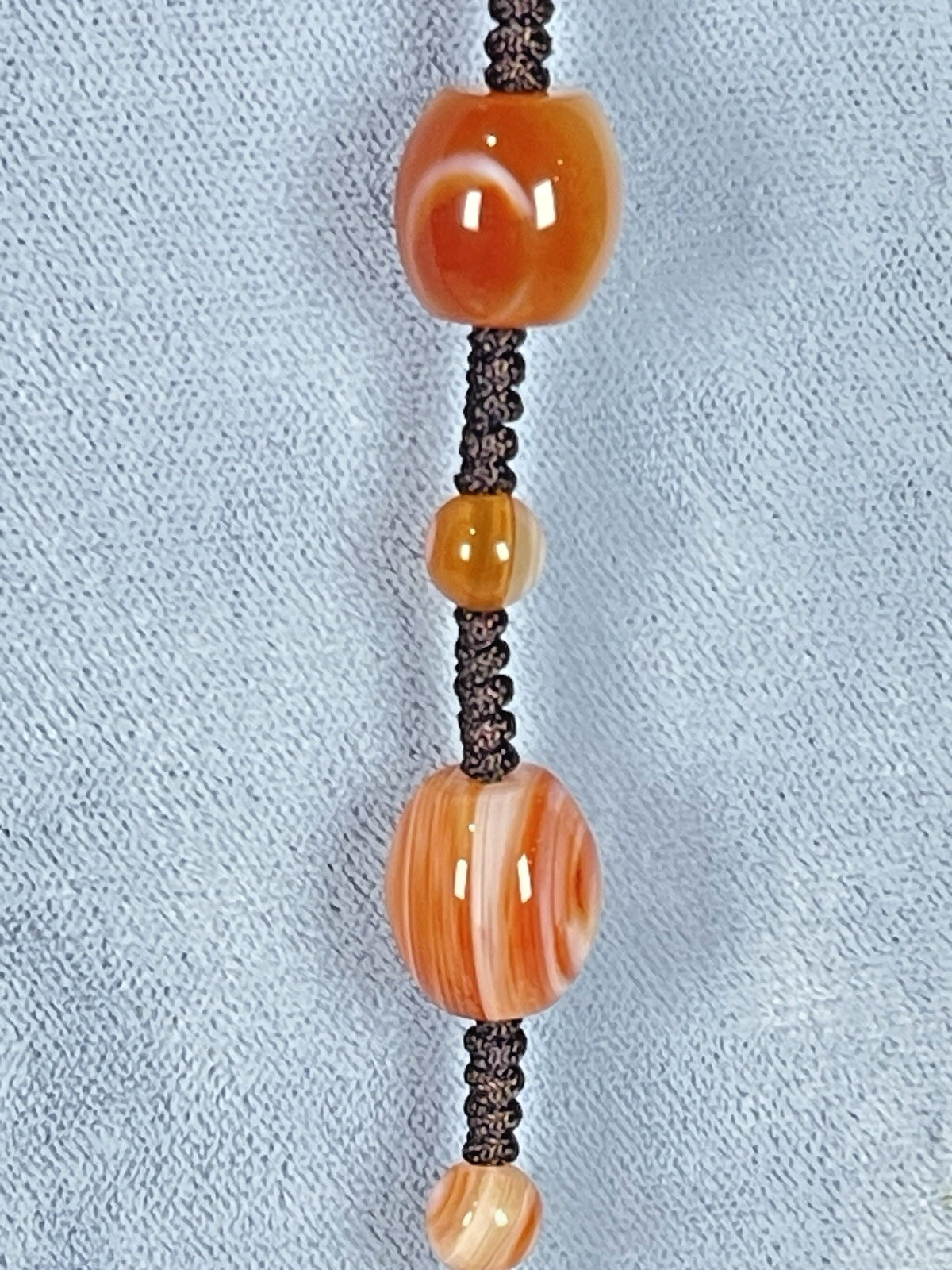 Agate Necklace 26in Gemstone Fashion Jewelry Unfinished Necklace Without Pendant
