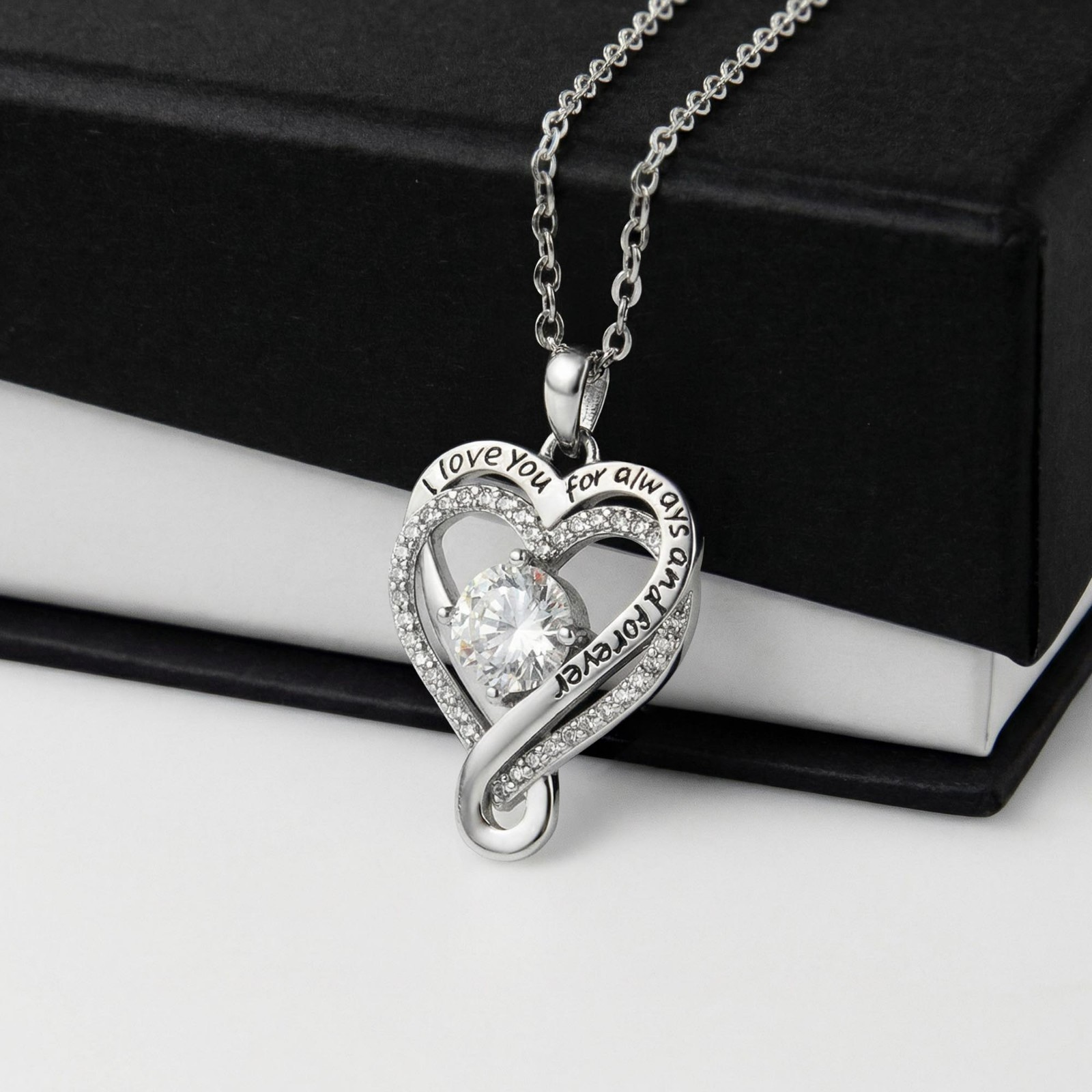To My Wife Necklace Gift From Husband Love You Always Heart Jewelry Gift 🎁