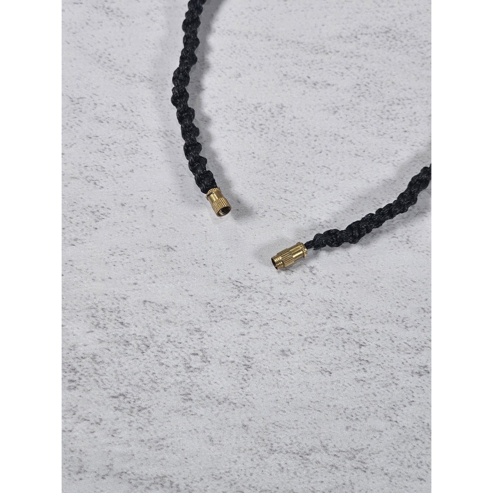 Vintage Wood Peace Sign Necklace Boho Beaded Cord Pendant