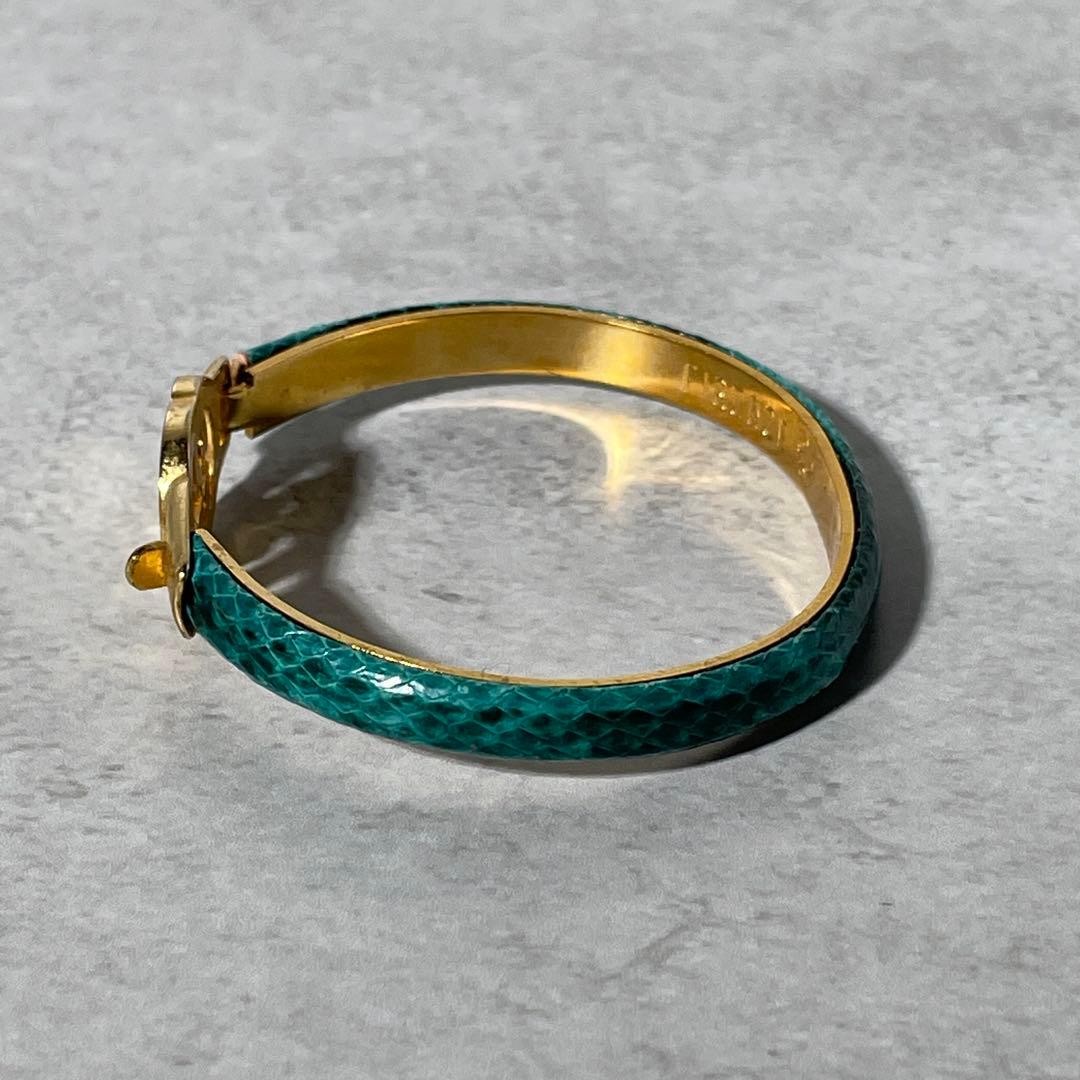 Rare Old Gucci Bracelet Snakeskin Vintage