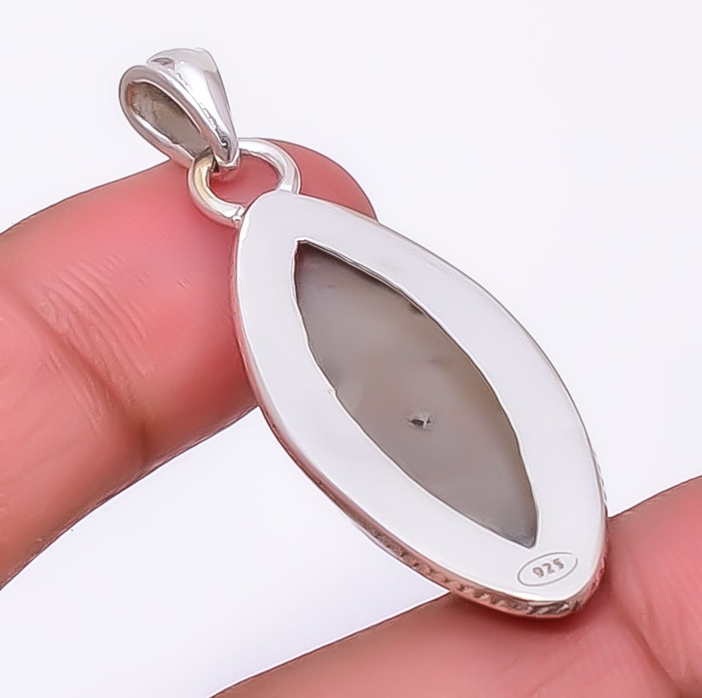 Moonstone – Sri Lanka 925 Sterling Silver Pendant 1.87″ P1972826, Christmas Gift